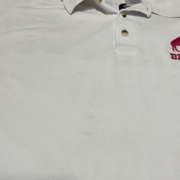 Buffalo bills nfl football Y2K polo standing buffalo white josh Allen men’s XL - Picture 4 of 6